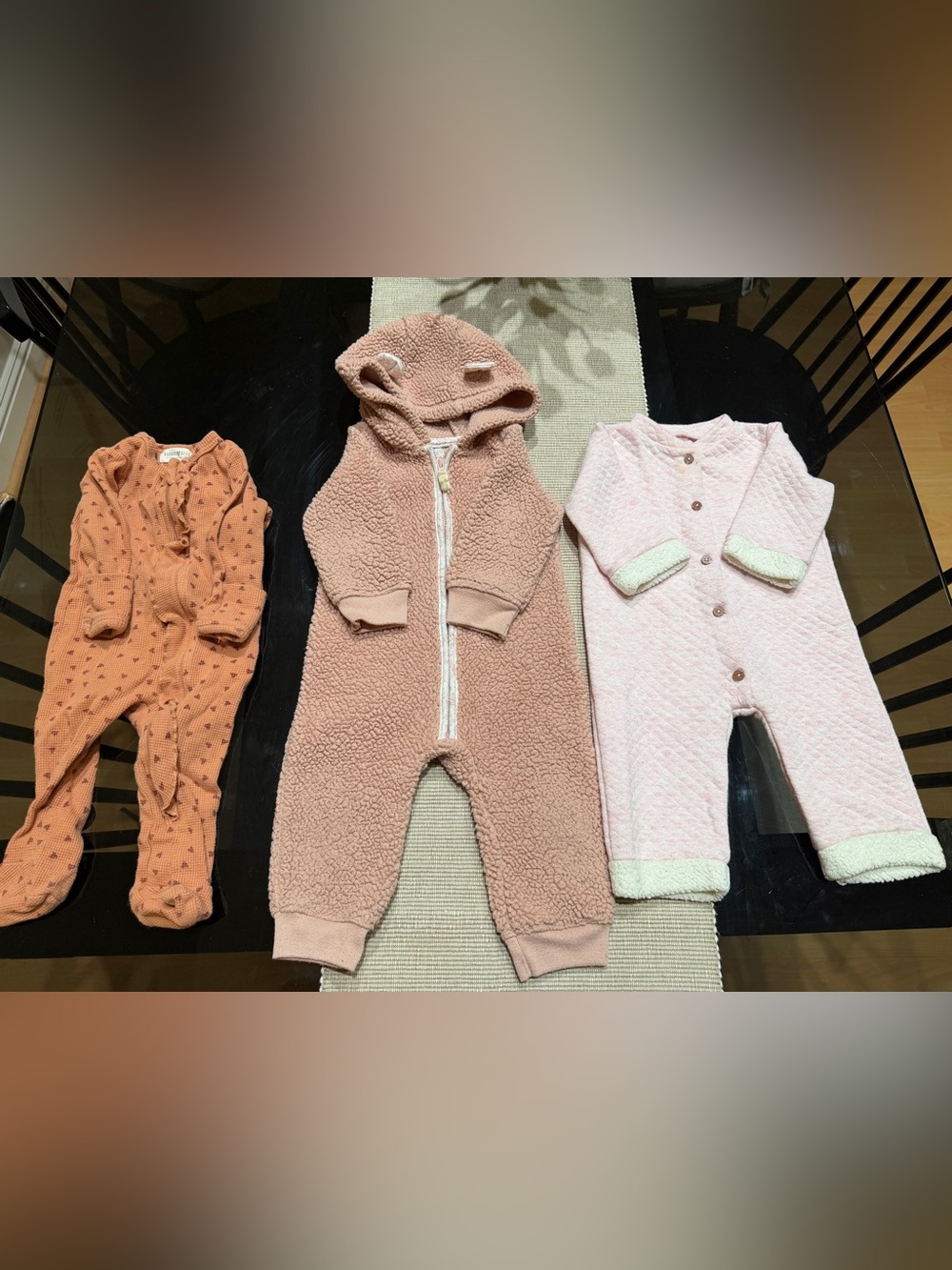 Girls Onesies sz 9 months